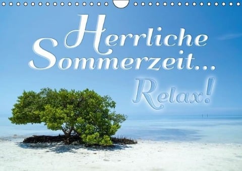 Herrliche Sommerzeit... Relax! / Geburtstagskalender (Wandkalender immerwährend DIN A4 quer) - Melanie Viola