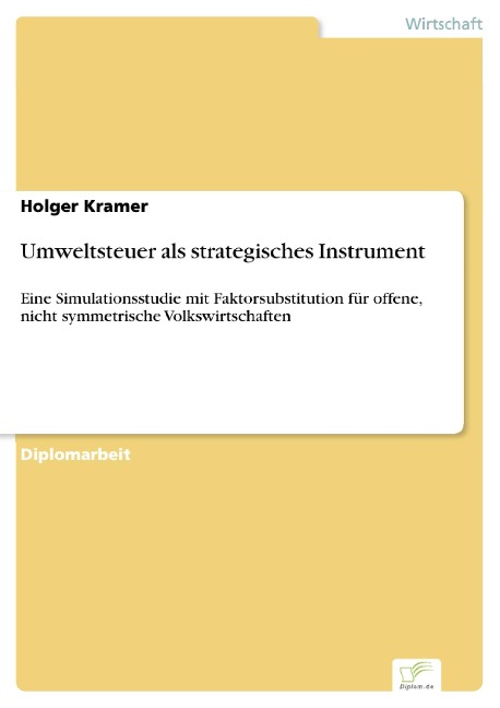 Umweltsteuer als strategisches Instrument - Holger Kramer
