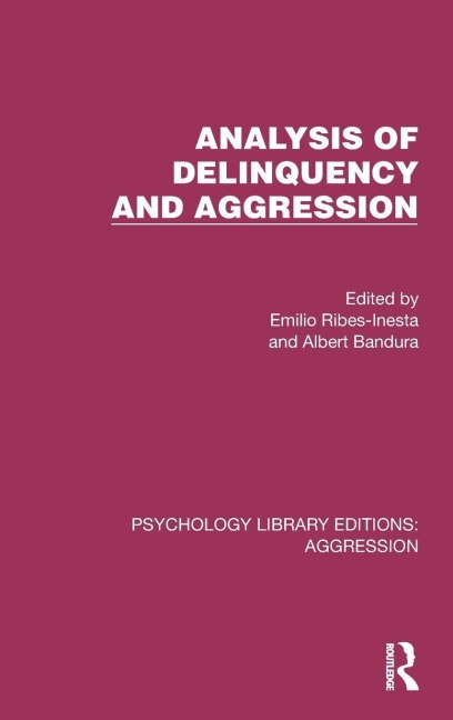 Analysis of Delinquency and Aggression - 