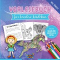 Cover-Bild zum Titel 'Vorlesebuch für kreative Mädchen' von 'Lesen und Malen'