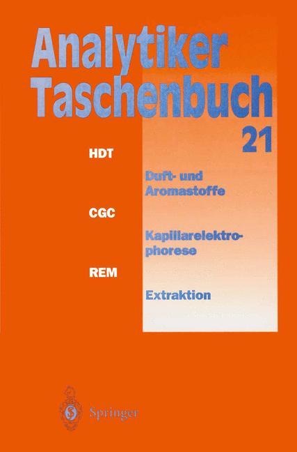 Analytiker-Taschenbuch - Helmut Günzler, Günter Tölg, I. Lüderwald, Walter Huber, A. Müfit Bahadir