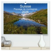 Cover-Bild zum Titel 'Suisse - Paysage de montagnes 2026 (Calendrier mural 2026 DIN A2 vertical) calendrier de bureau' von 'Sandra Schaenzer'