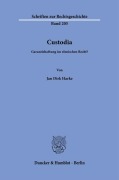 Cover-Bild zum Titel 'Custodia.' von 'Jan Dirk Harke'