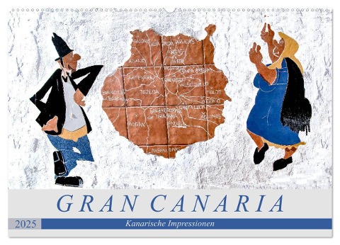 Gran Canaria - Kanarische Impressionen (Wandkalender 2025 DIN A2 quer), CALVENDO Monatskalender - Dieter Meyer