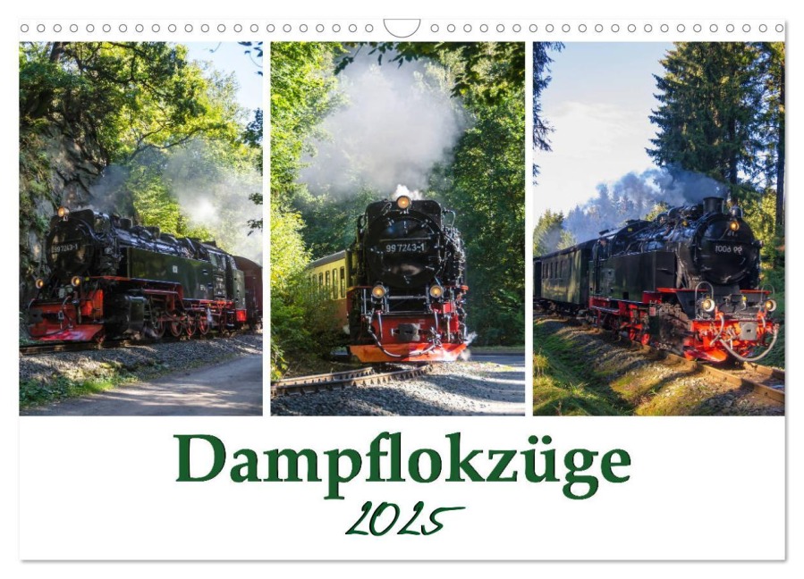Schmalspurbahnen im Harz (Wandkalender 2025 DIN A3 quer), CALVENDO Monatskalender - Gierok, Steffen Magic Artist Design