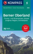 Cover-Bild zum Titel 'KOMPASS Wanderführer Berner Oberland, 70 Touren mit Extra-Tourenkarte' von 'Wolfgang Heitzmann'