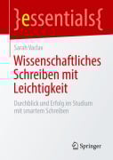 Cover-Bild zum Titel 'Wissenschaftliches Schreiben mit Leichtigkeit' von 'Sarah Vaclav'