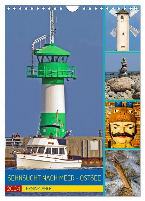 Sehnsucht nach Meer - Ostsee (Wandkalender 2024 DIN A4 hoch), CALVENDO Monatskalender - Holger Felix