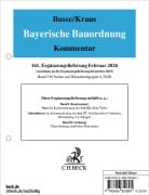 Cover-Bild zum Titel 'Bayerische Bauordnung  161. Ergänzungslieferung' von ''