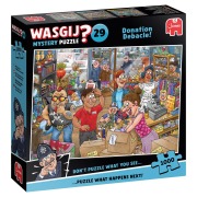 Cover-Bild zum Titel 'Wasgij Mystery 29 - Spenden-Desaster (1000 pieces)' von ''