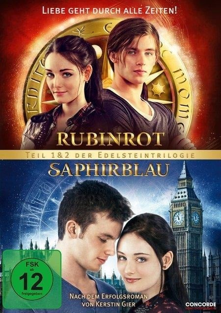 Doppel-DVD Rubinrot/Saphirblau - Die Doppeledition / 2 DVDs (ohne CH) - Katharina Schöde, Kerstin Gier, Philipp F. Kölmel