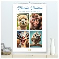 Tierischer Frohsinn - Ein Jahr voller Lächeln und Lebensfreude (hochwertiger Premium Wandkalender 2024 DIN A2 hoch), Kunstdruck in Hochglanz - Marco Warstat