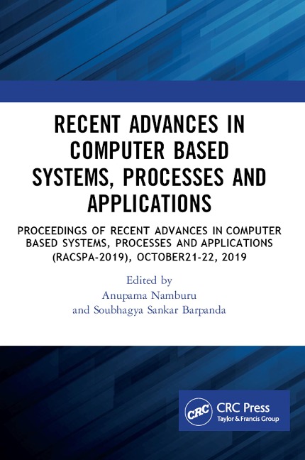 Recent Advances in Computer Based Systems, Processes and Applications - 