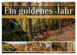 Cover-Bild zum Titel 'Ein goldenes Jahr - Elbsandstein (Wandkalender 2026 DIN A2 quer), CALVENDO Monatskalender' von 'Kevin Walther'