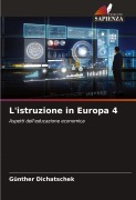 Cover-Bild zum Titel 'L'istruzione in Europa 4' von 'Günther Dichatschek'
