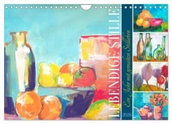Cover-Bild zum Titel 'Lebendige Stille - Ein Jahr mit gemalten Stillleben (Wandkalender 2026 DIN A4 quer), CALVENDO Monatskalender' von 'Michaela Schimmack'