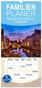 Cover-Bild zum Titel 'Familienplaner 2026 - Brügge und Gent im Zwielicht mit 5 Spalten (Wandkalender, 21 x 45 cm) CALVENDO' von 'Clemens Stenner'