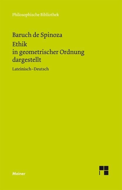 Ethik - Baruch de Spinoza