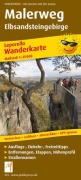 Cover-Bild zum Titel 'Malerweg Elbsandsteingebirge 1:25 000' von ''