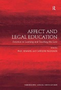 Cover-Bild zum Titel 'Affect and Legal Education' von ''