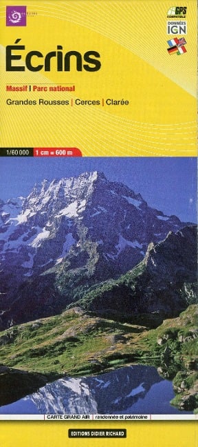 Libris Wanderkarte 05. Ecrins - Massif, parc national et Grandes Rousses - Cerces - Clarée 1 : 60 000 - 