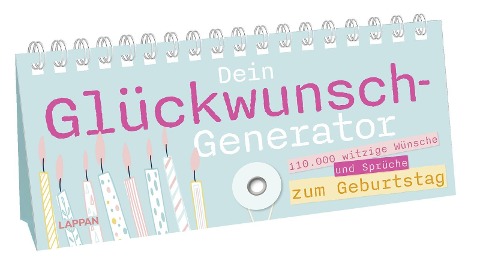 Dein Glückwunsch-Generator zum Geburtstag - Lappan Verlag