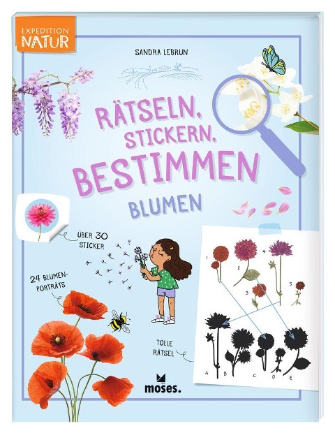 Expedition Natur Rätseln, Stickern, Bestimmen - Blumen - 