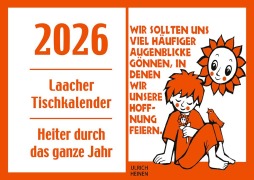 Cover-Bild zum Titel 'Laacher Tischkalender Heiter durch das Jahr 2026' von ''