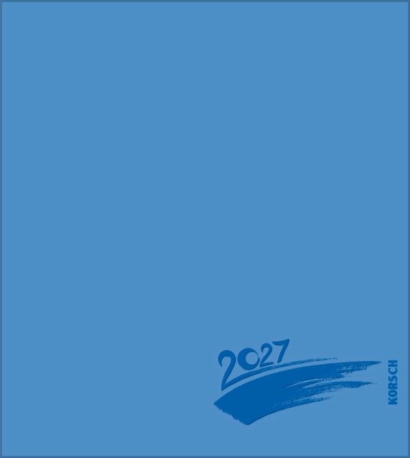 Foto-Malen-Basteln Bastelkalender blau 2027 - 