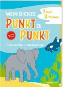 Cover-Bild zum Titel 'Mein dickes Punkt zu Punkt. Tiere der Welt + Meerestiere' von ''
