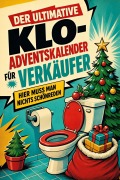 Cover-Bild zum Titel 'Der ultimative Klo-Adventskalender für Verkäufer' von 'Emilia Keller'