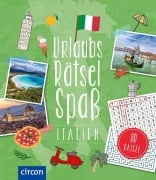 Cover-Bild zum Titel 'Urlaubsrätsel-Spaß Italien' von 'Isabella Bergmann'