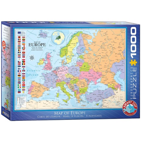 Karte von Europa 1000 Teile - 