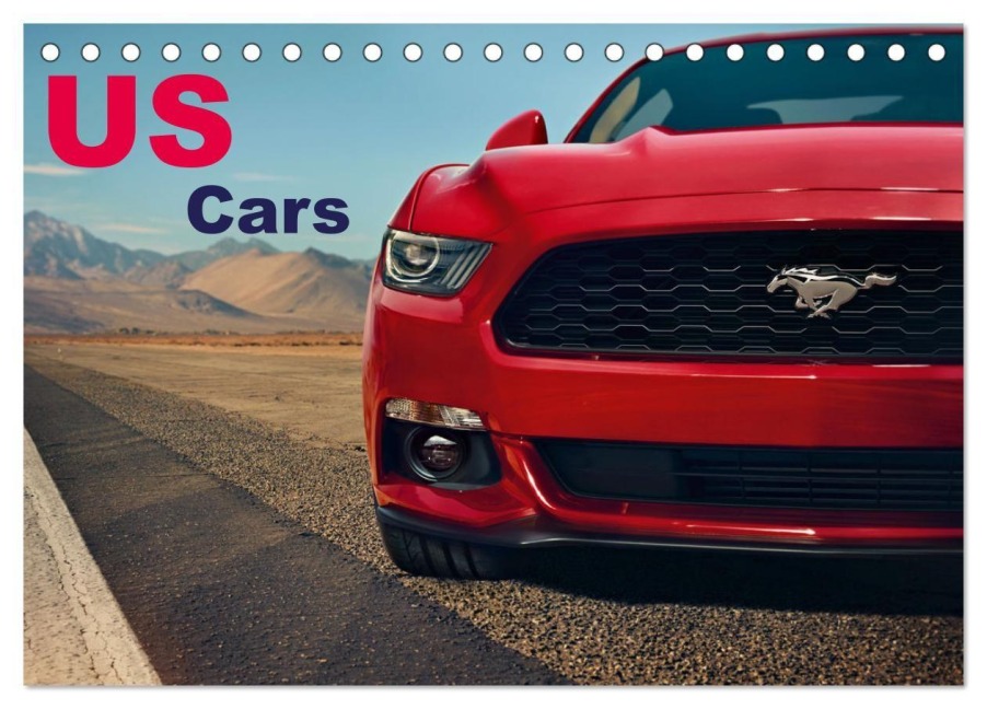 US Cars Kalender (Tischkalender 2027 DIN A5 quer), CALVENDO Monatskalender - Insideportugal