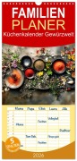 Familienplaner 2026 - Küchenkalender Gewürzwelt mit 5 Spalten (Wandkalender, 21 x 45 cm) CALVENDO - Peter Roder