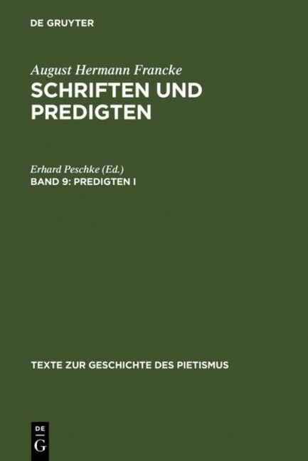 Predigten I - 
