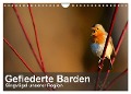 Gefiederte Barden - Singvögel unserer Region (Wandkalender 2025 DIN A4 quer), CALVENDO Monatskalender - Alexander Krebs