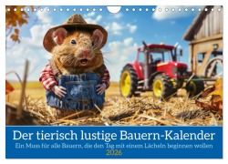 Cover-Bild zum Titel 'Der tierisch lustige Bauern-Kalender (Wandkalender 2026 DIN A4 quer), CALVENDO Monatskalender' von 'Peter Rübsamen'