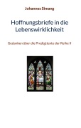 Cover-Bild zum Titel 'Hoffnungsbriefe in die Lebenswirklichkeit' von 'Johannes Simang'