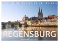 Donauperle Regensburg (Tischkalender 2024 DIN A5 quer), CALVENDO Monatskalender - Hanna Wagner