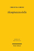 Cover-Bild zum Titel 'Akzeptanzmodelle' von 'Christina Lorenz'