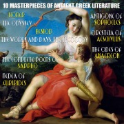 Cover-Bild zum Titel '10 Masterpieces of Ancient Greek Literature' von 'Aeschylus, Anacreon, Euripides, Hesiod, Homer'