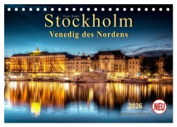 Cover-Bild zum Titel 'Stockholm - Venedig des Nordens (Tischkalender 2026 DIN A5 quer), CALVENDO Monatskalender' von 'Peter Roder'