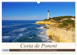 Cover-Bild zum Titel 'Costa de Ponent - Unterwegs zwischen Barcelona und Tarragona (Wandkalender 2026 DIN A3 quer), CALVENDO Monatskalender' von 'LianeM LianeM'