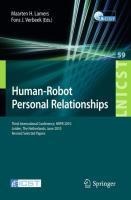 Human-Robot Personal Relationships - 