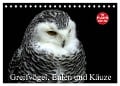 Greifvögel, Eulen und Käuze (Tischkalender 2025 DIN A5 quer), CALVENDO Monatskalender - Arno Klatt