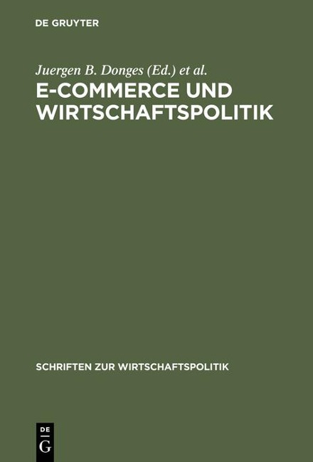 E-Commerce und Wirtschaftspolitik - 