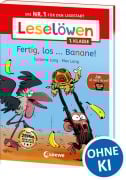 Cover-Bild zum Titel 'Leselöwen 1. Klasse - Jim ist mies drauf - Fertig, los...Banane!' von 'Suzanne Lang'
