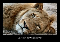 Cover-Bild zum Titel 'Löwen in der Wildnis 2027 Fotokalender DIN A3' von 'Tobias Becker'