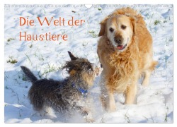 Cover-Bild zum Titel 'Die Welt der Haustiere (Wandkalender 2026 DIN A3 quer), CALVENDO Monatskalender' von 'Kattobello Kattobello'